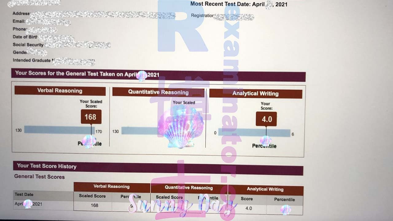 score image for GRE 부정행위 success story #153